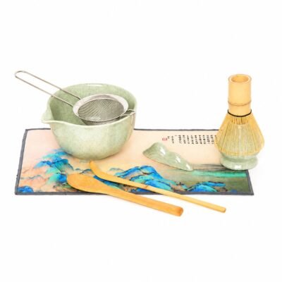 Luxegon 8 Parça Matcha Çayı Hazırlama Seti, Yeşil