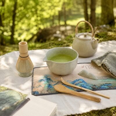 Luxegon 8 Parça Matcha Çayı Hazırlama Seti, Yeşil